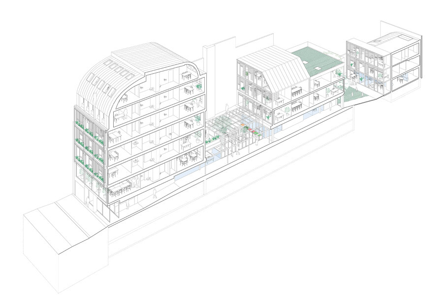 Projet OSE - Réhabilitation et extension du siège d'une association réalisé par un architecte Archidvisor