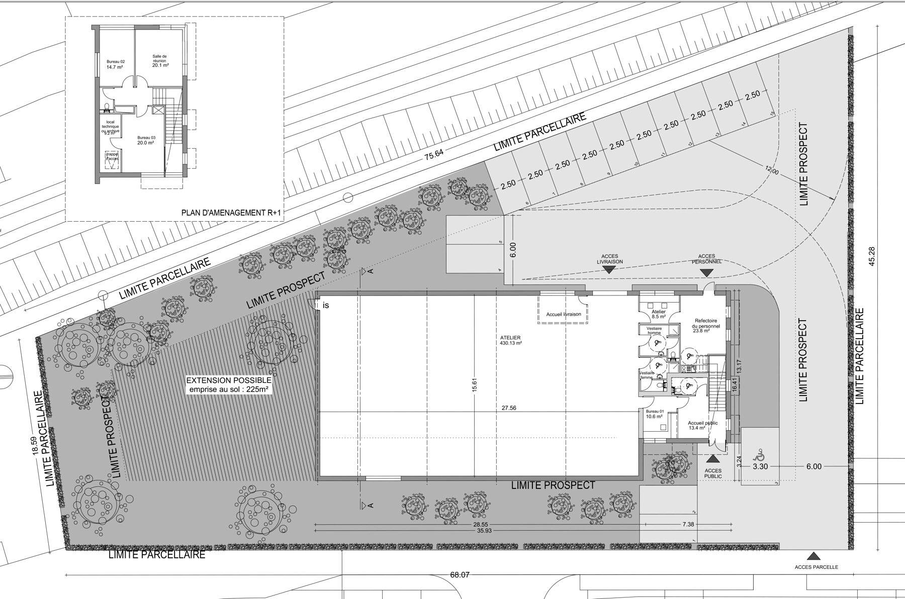 Construction neuve - Bureaux par un architecte Archidvisor