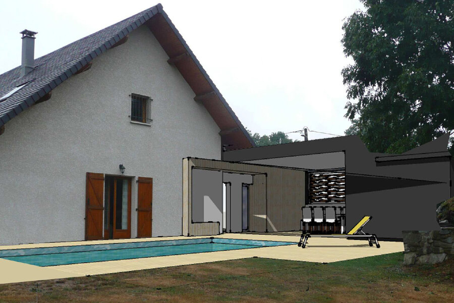 Projet Création d'un "pool house" réalisé par un architecte Archidvisor