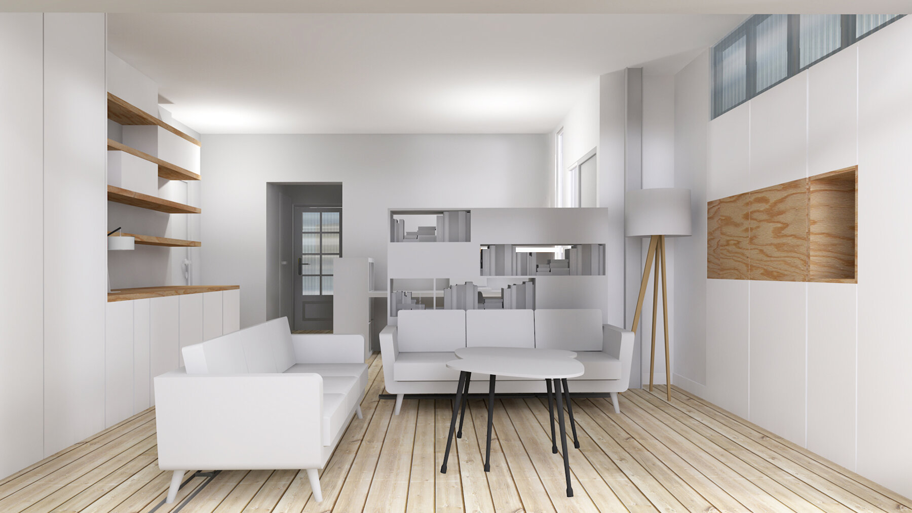 Aménagement intérieur - Appartement par un architecte Archidvisor