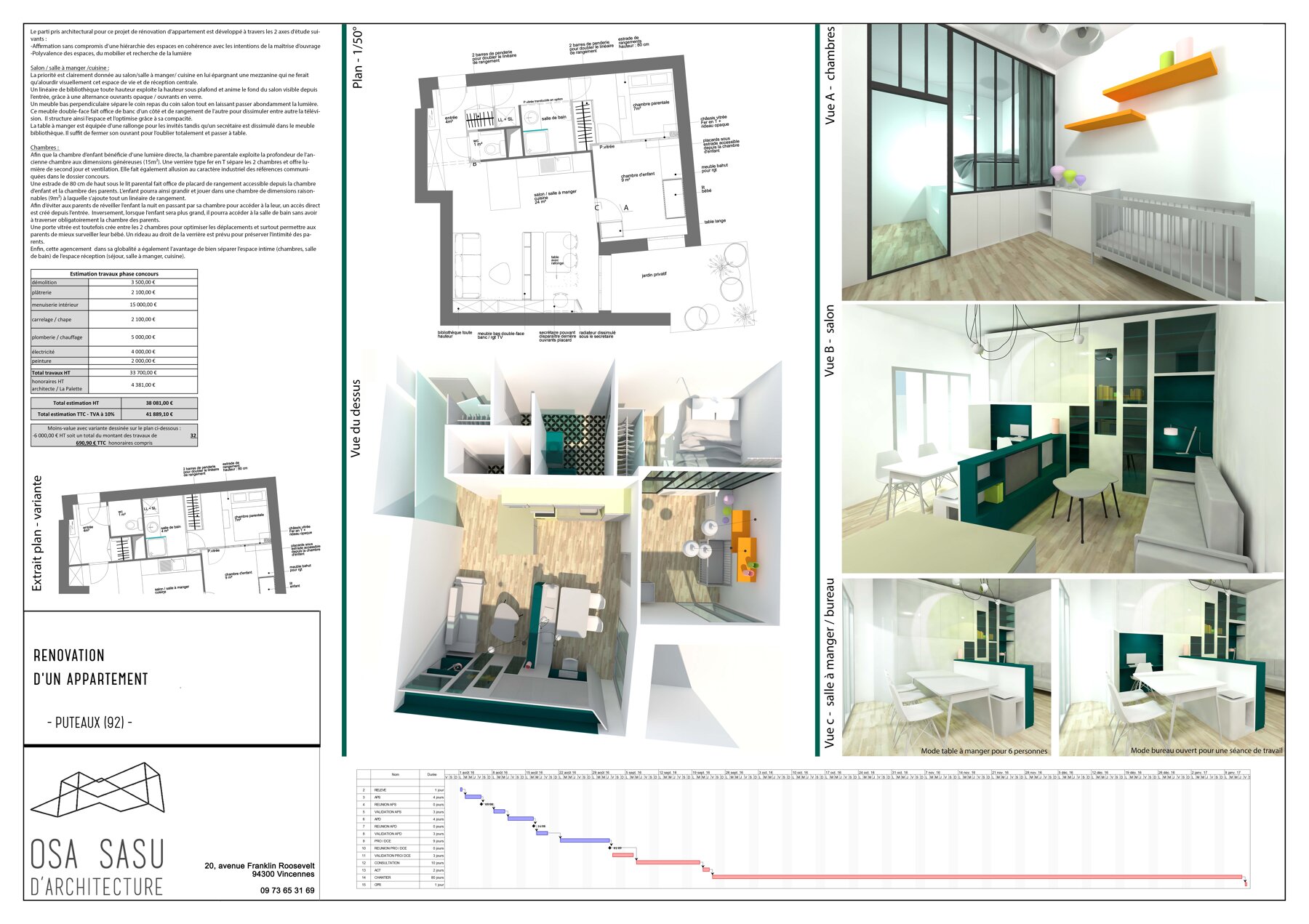 Rénovation - Appartement par un architecte Archidvisor