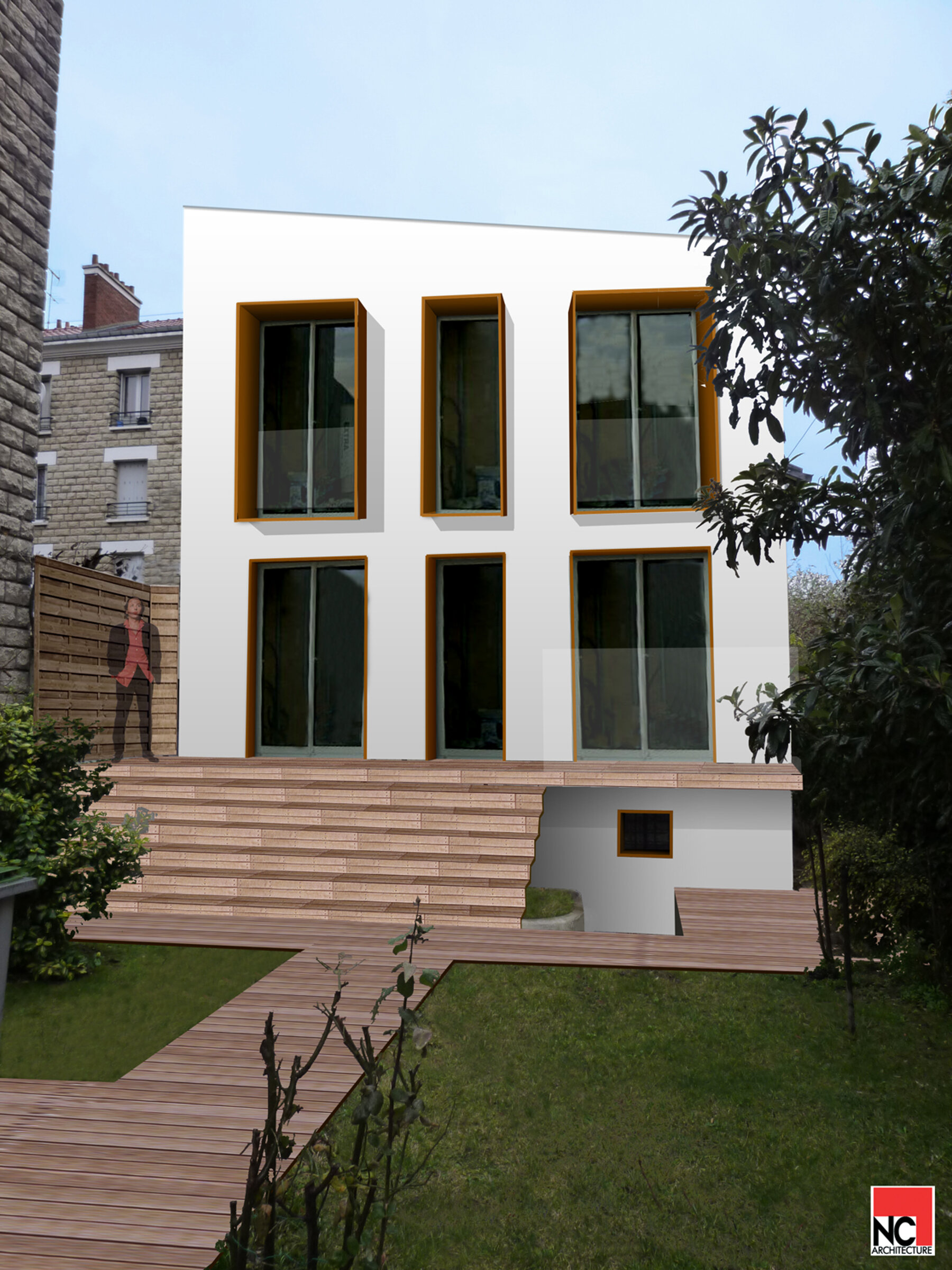 Surélévation - Maison individuelle par un architecte Archidvisor