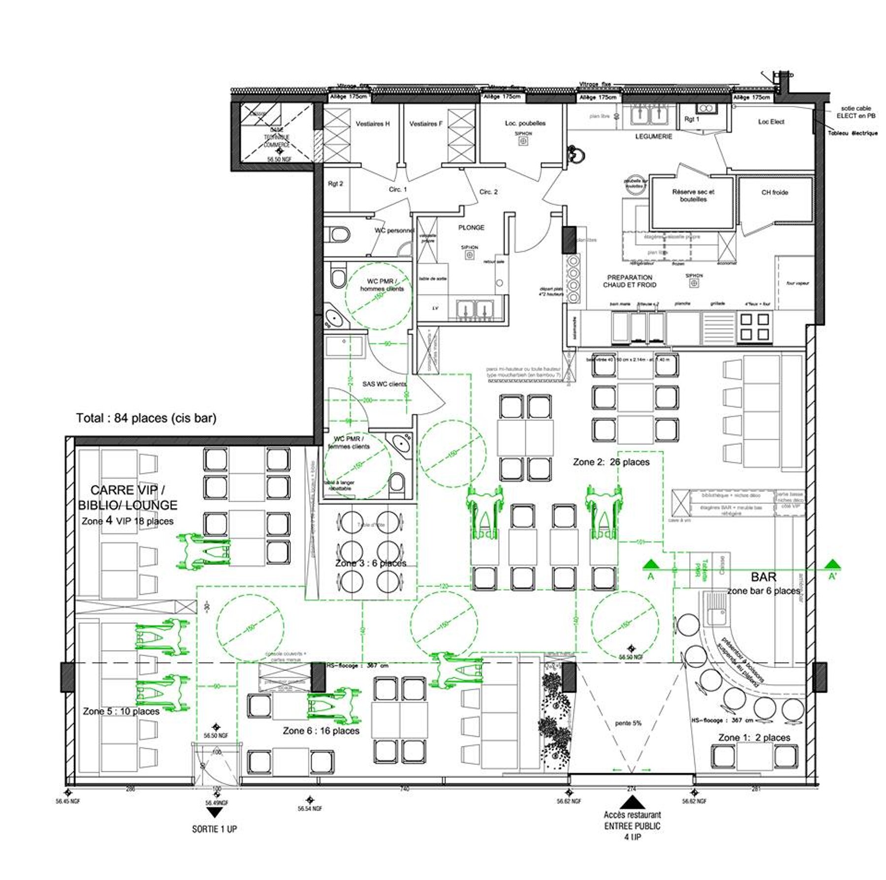 Aménagement intérieur - Restaurant par un architecte Archidvisor