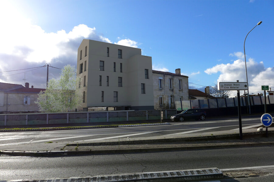 Projet Immeuble à Bordeaux, construction de 4 logements collectifs. réalisé par un architecte Archidvisor