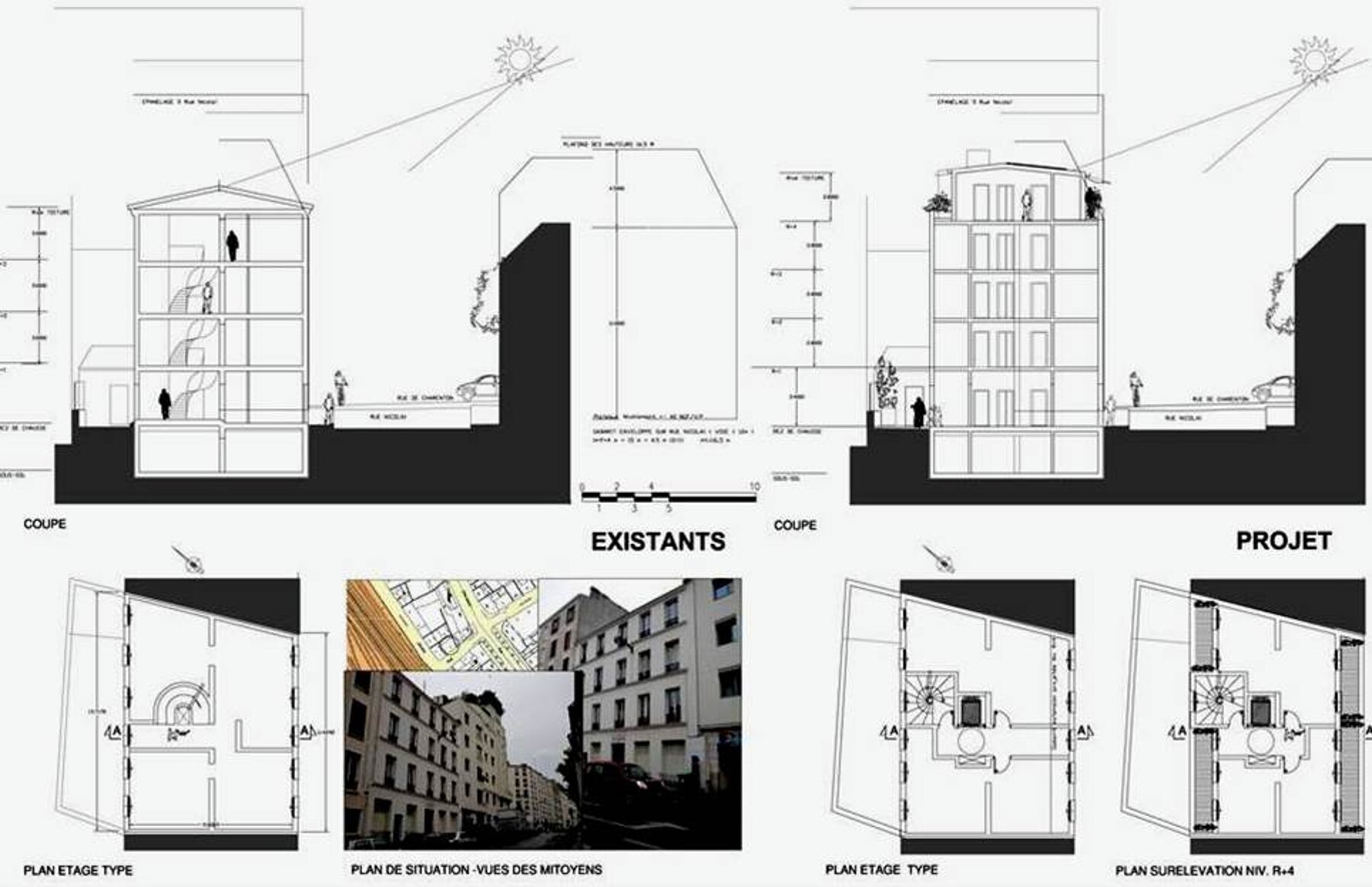 Surélévation - Logements collectifs par un architecte Archidvisor