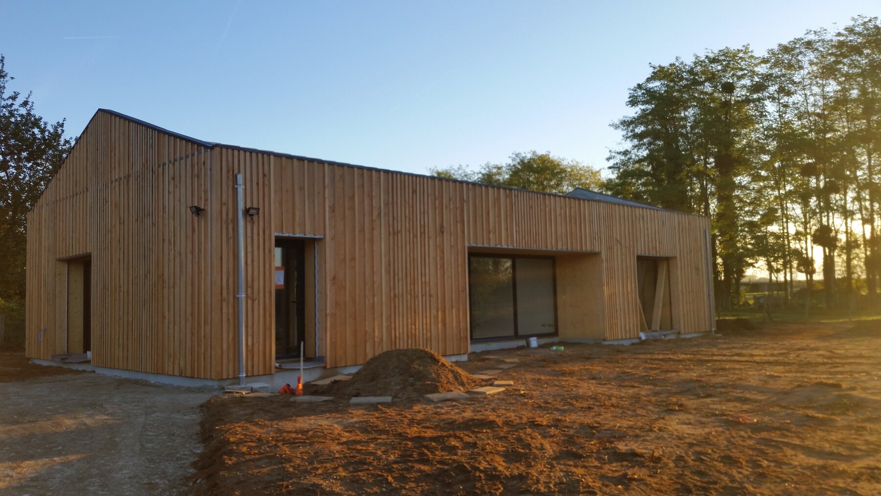 Maison bois paille