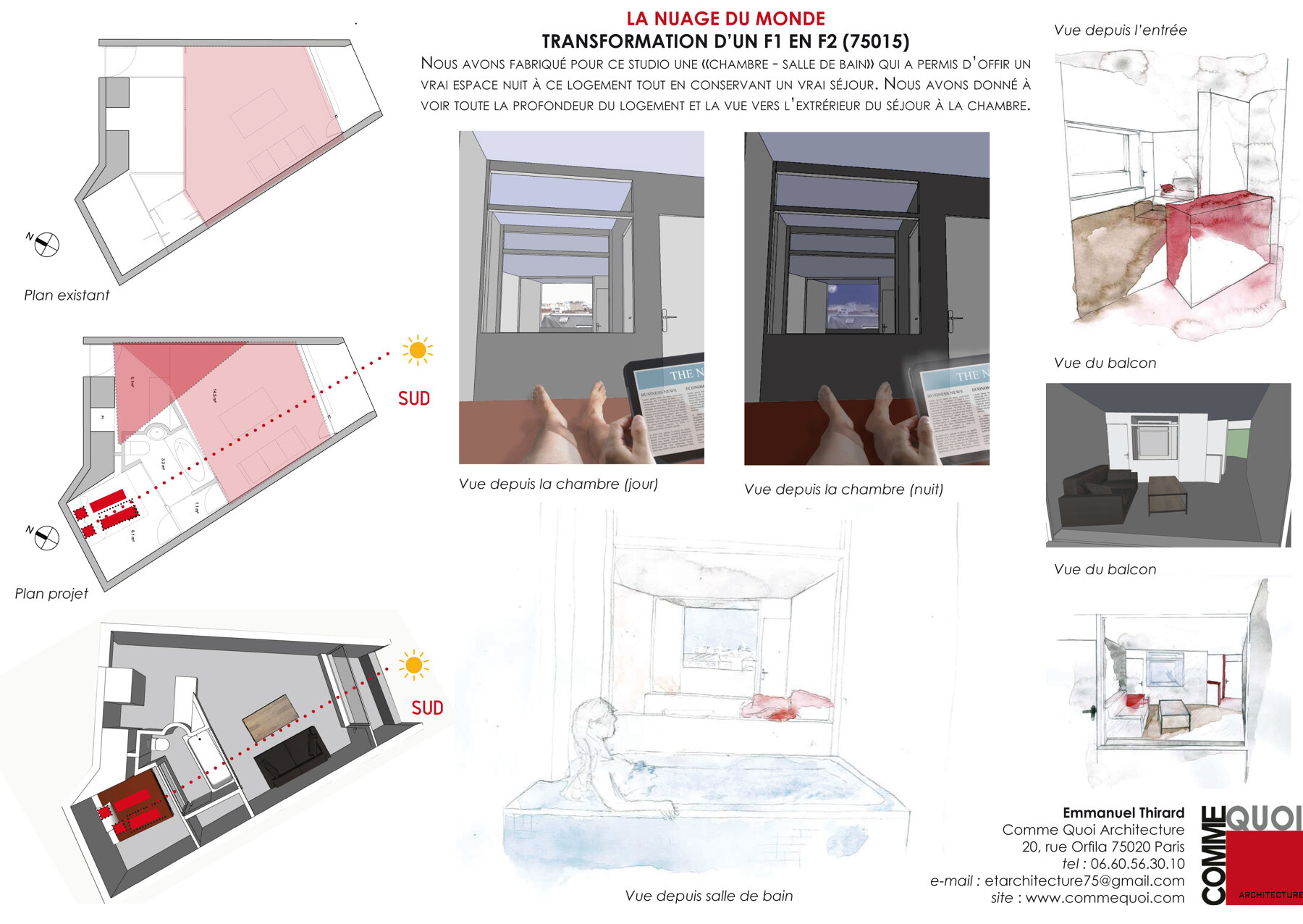 Aménagement intérieur - Appartement par un architecte Archidvisor