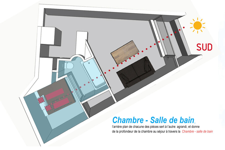 Projet Réhabilitation d'un Studio à Paris 15 réalisé par un architecte Archidvisor