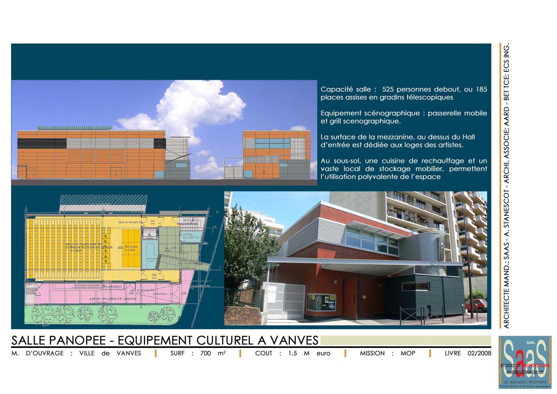 Changement de destination - Equipement culturel par un architecte Archidvisor