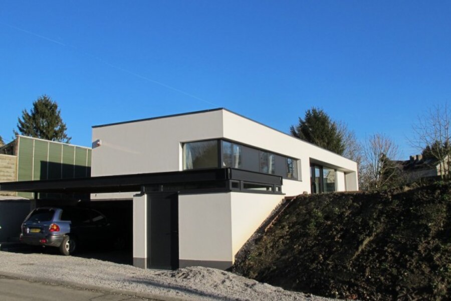 Projet Villa contemporaine passive à Nivelles réalisé par un architecte Archidvisor