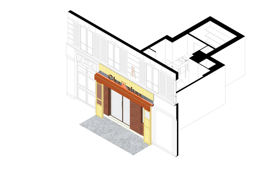 Projet Terrasse de restaurant Chez Aline réalisé par un architecte Archidvisor