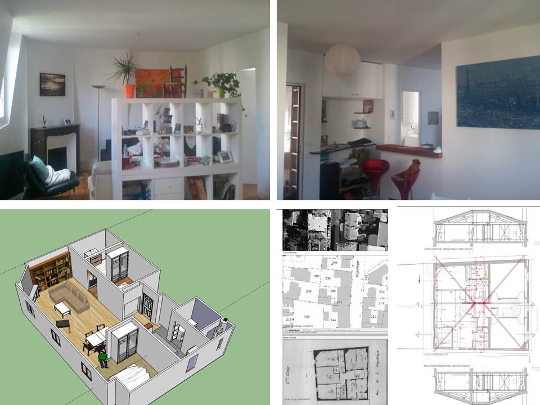 Aménagement intérieur - Appartement par un architecte Archidvisor