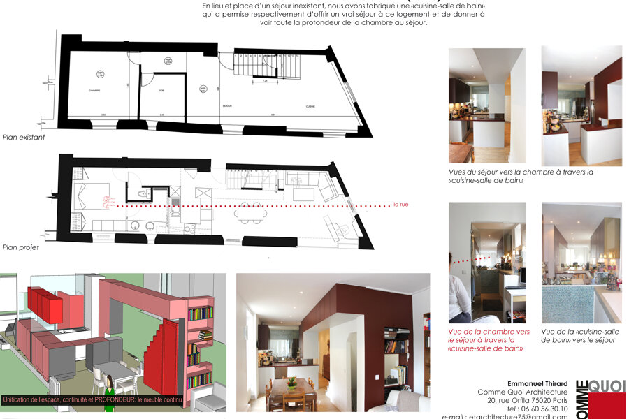Projet Appartement C réalisé par un architecte Archidvisor