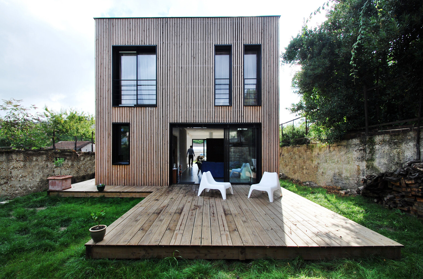 Maison En Bois Pive Carbone Zero