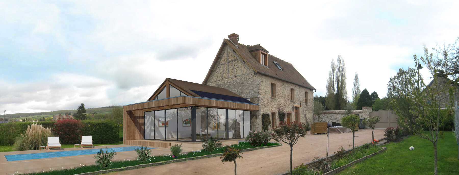 Extension - Maison individuelle par un architecte Archidvisor