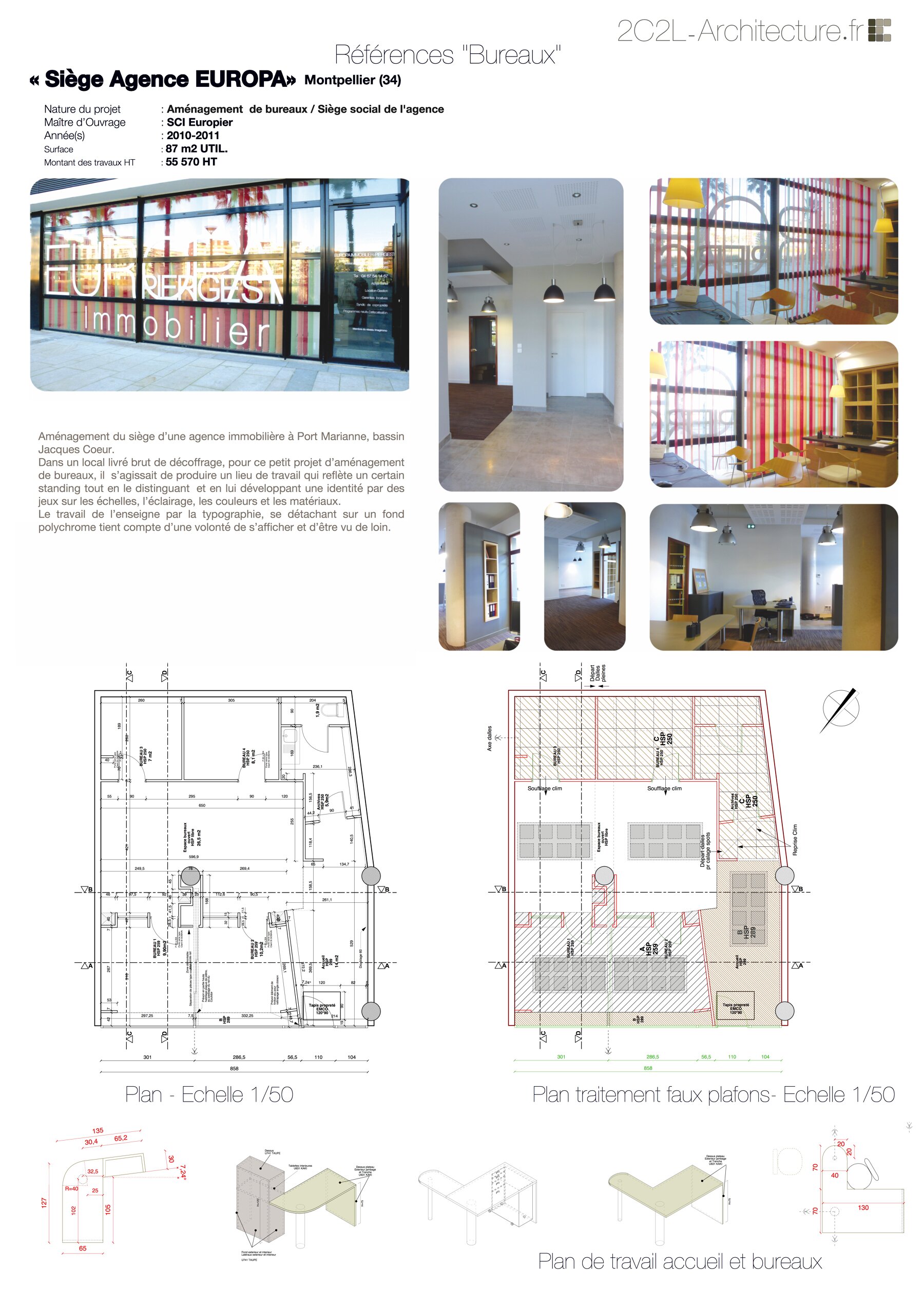 Aménagement intérieur - Bureaux par un architecte Archidvisor