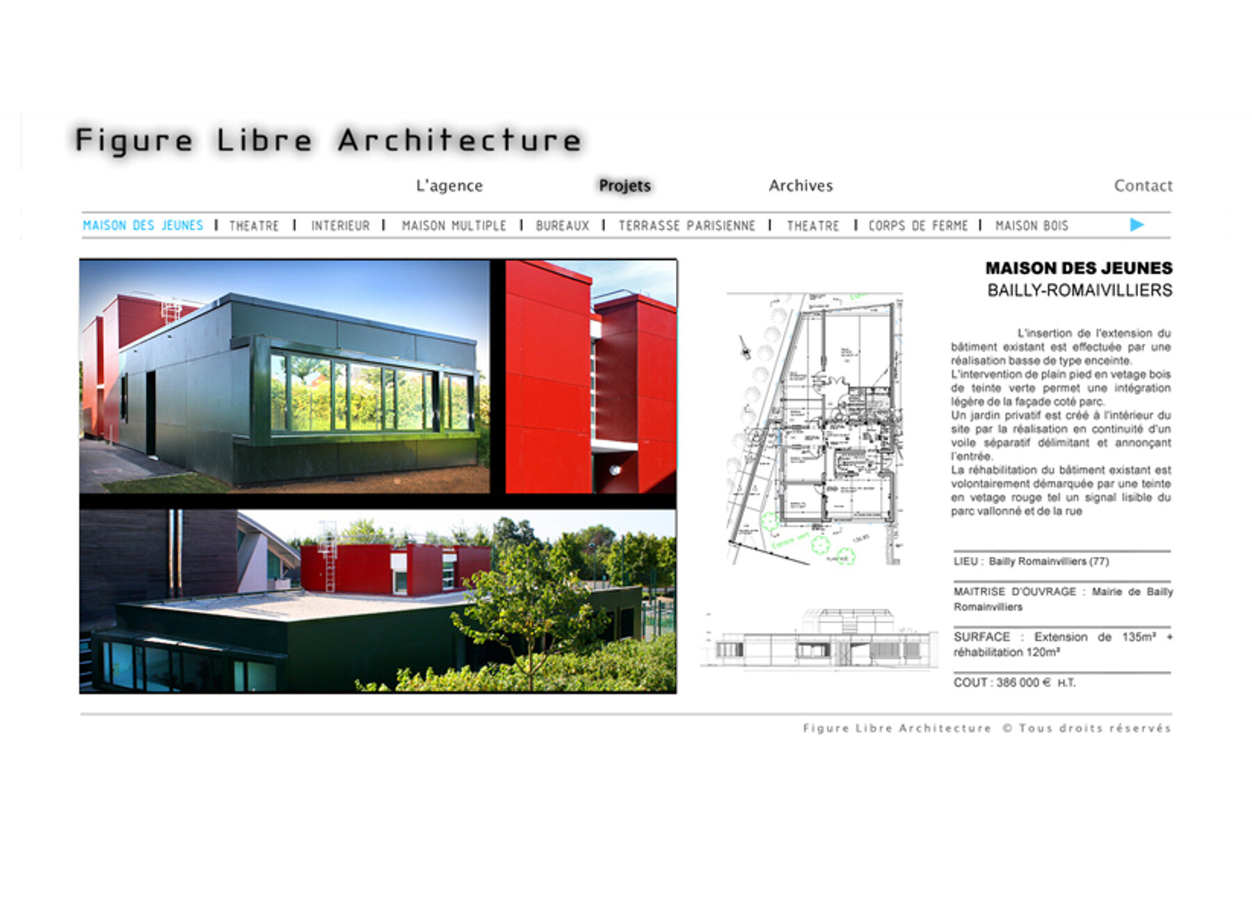 Extension - Equipement de loisirs par un architecte Archidvisor