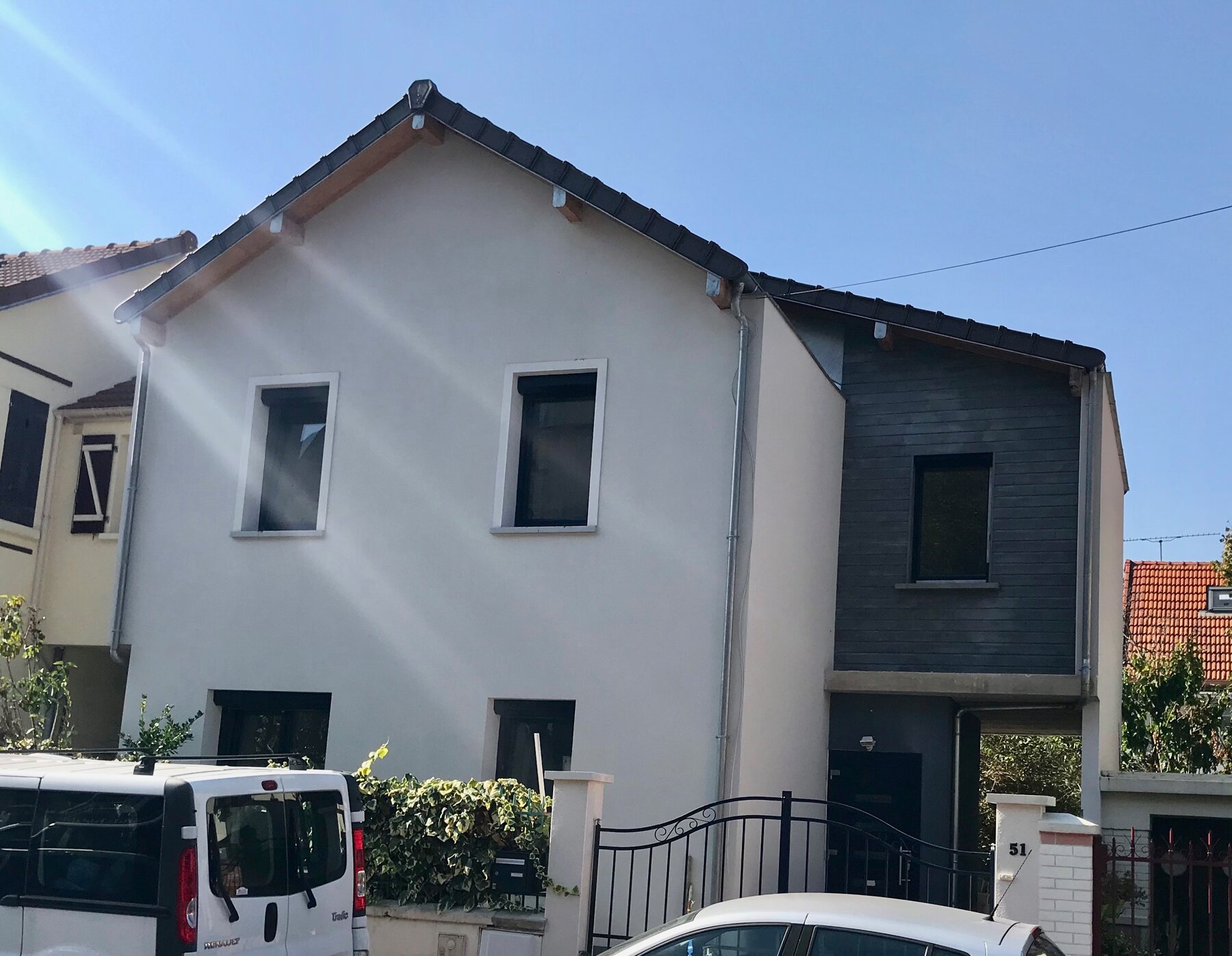 Surélévation rénovation d'une maison