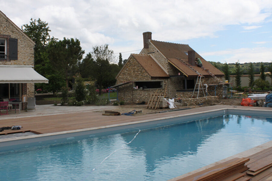 Projet Création piscine et poolhouse / Montfort-l'Amaury / Projet livré réalisé par un architecte Archidvisor