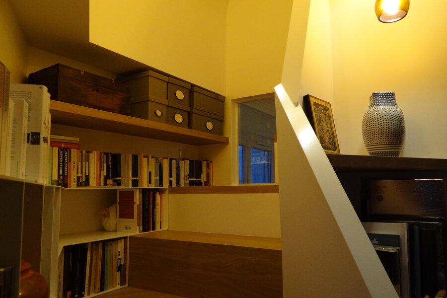 Projet Un escalier bibliothèque Création d'un duplex réalisé par un architecte Archidvisor