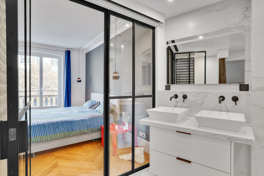 Projet Rénovation appartement L / 76m² / Paris / Projet livré réalisé par un architecte Archidvisor