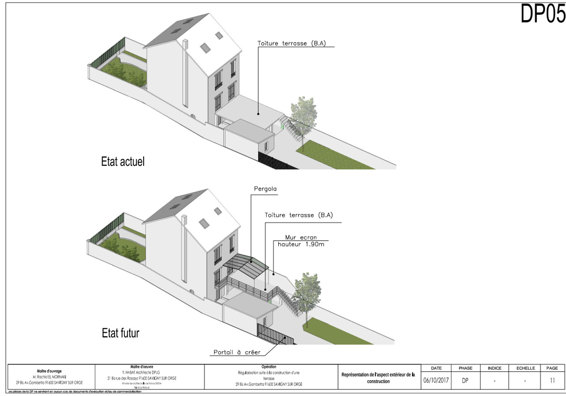 Aménagement extérieur - Maison individuelle par un architecte Archidvisor