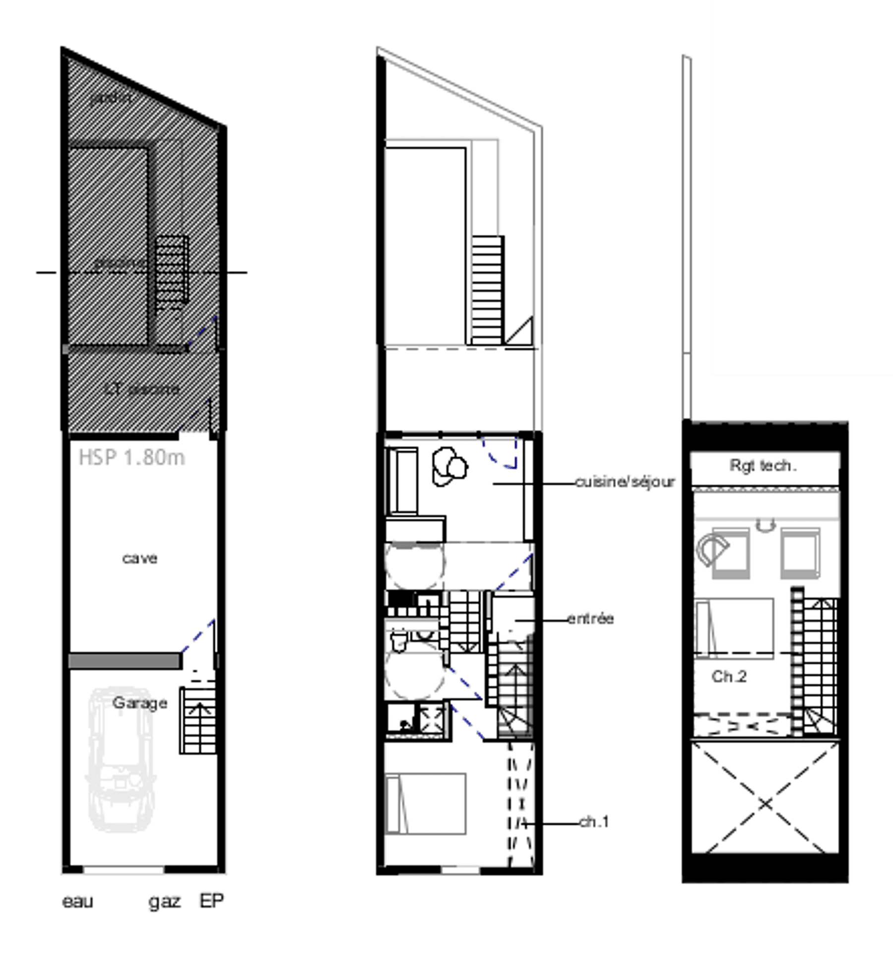 Changement de destination - Maison individuelle par un architecte Archidvisor