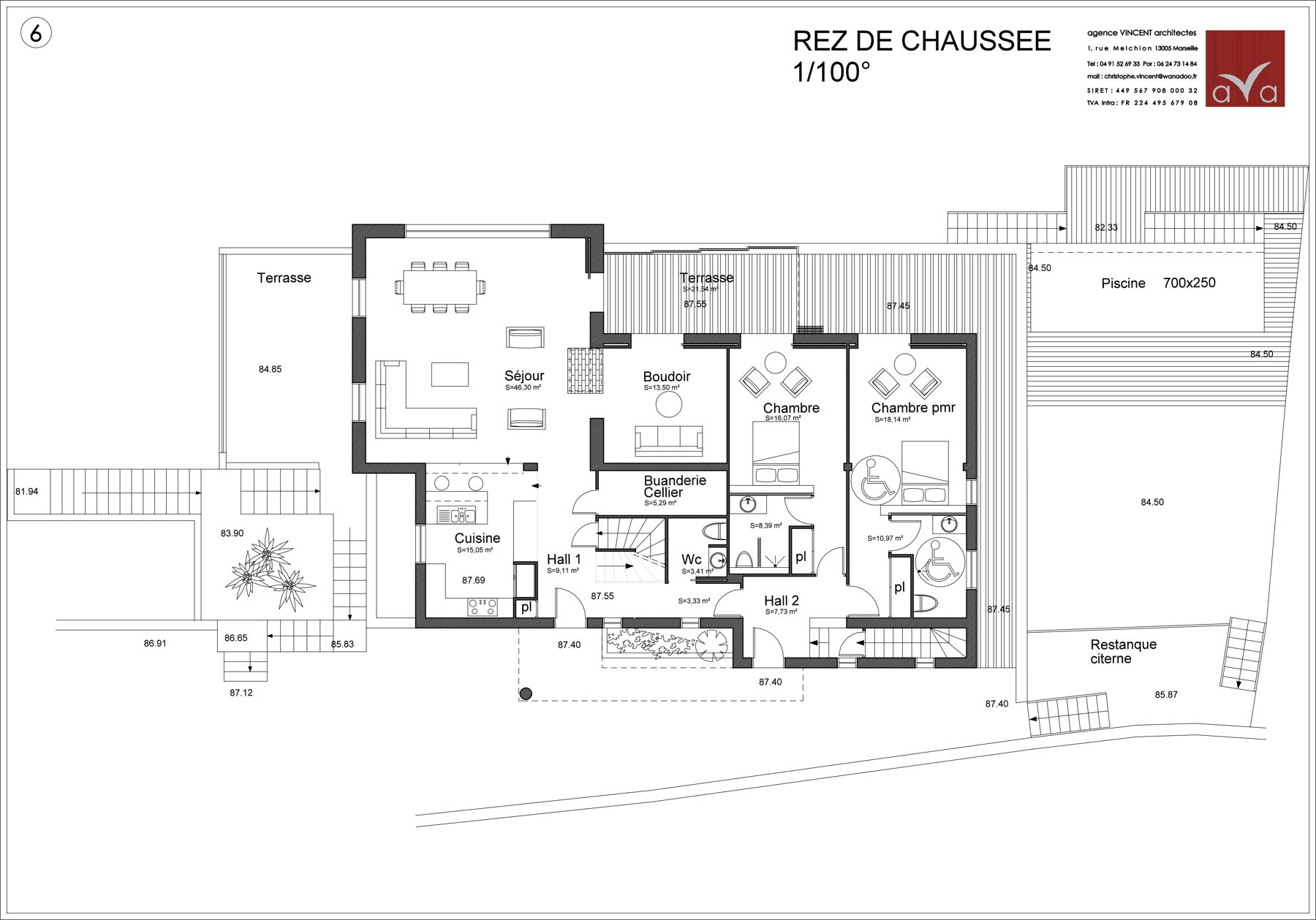 Restructuration et surélévation d'une villa