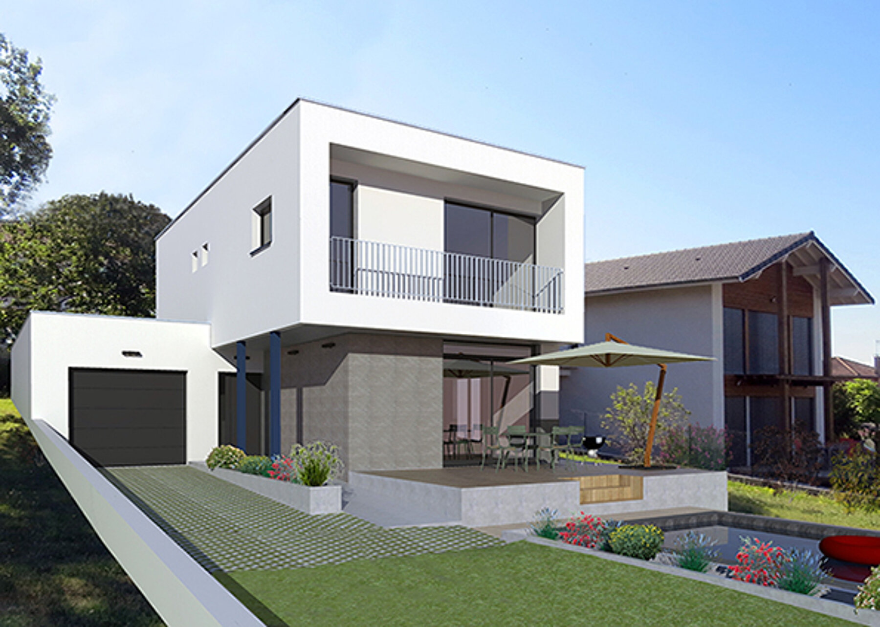 Construction neuve - Maison individuelle par un architecte Archidvisor