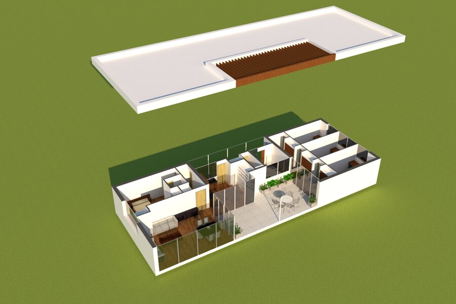 Projet Maison 5P  135 m2 à 150.000,00 € réalisé par un architecte Archidvisor