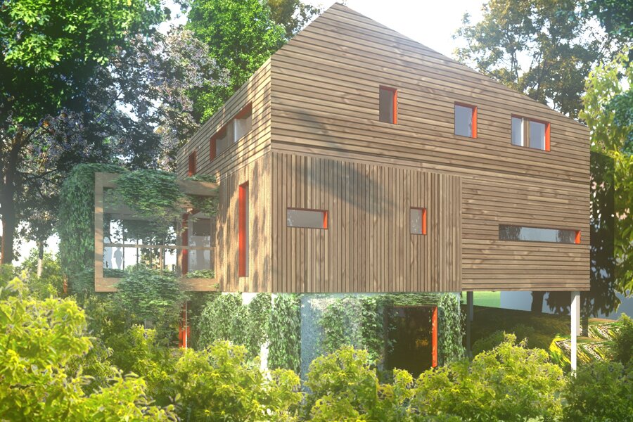 Projet Eco-gîte "niveau passif" réalisé par un architecte Archidvisor