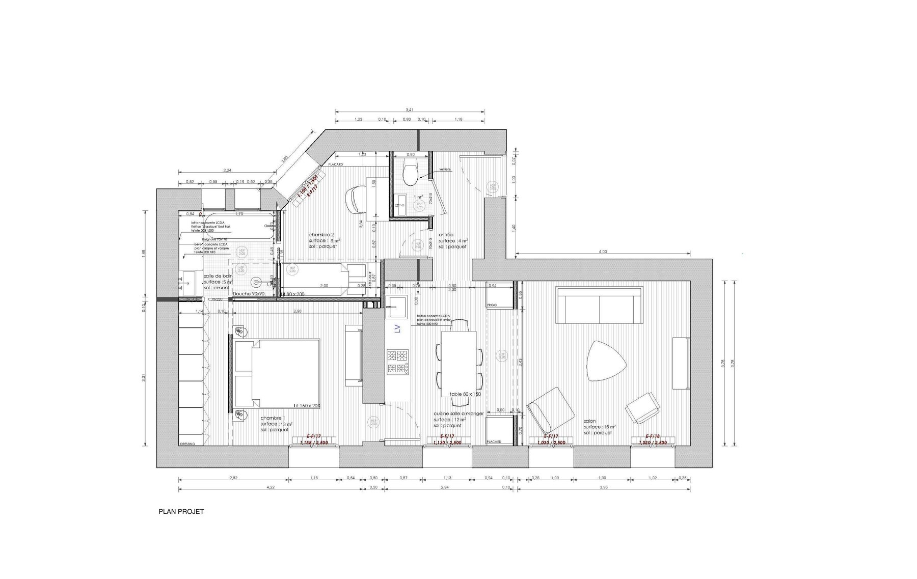 Aménagement intérieur - Appartement par un architecte Archidvisor