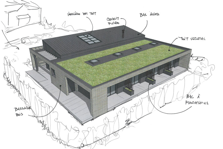 Projet Eco Lodge réalisé par un architecte Archidvisor