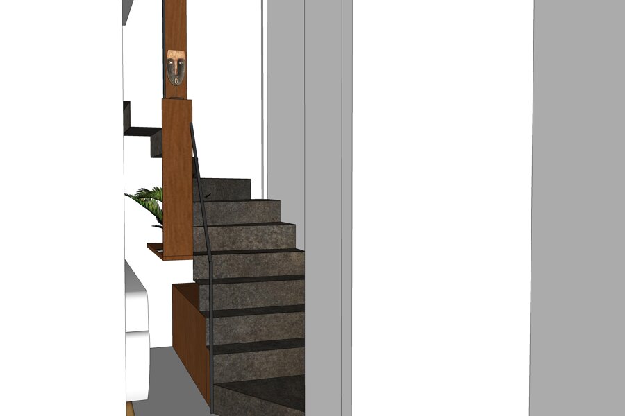 Projet Escalier "sculpture" réalisé par un architecte Archidvisor