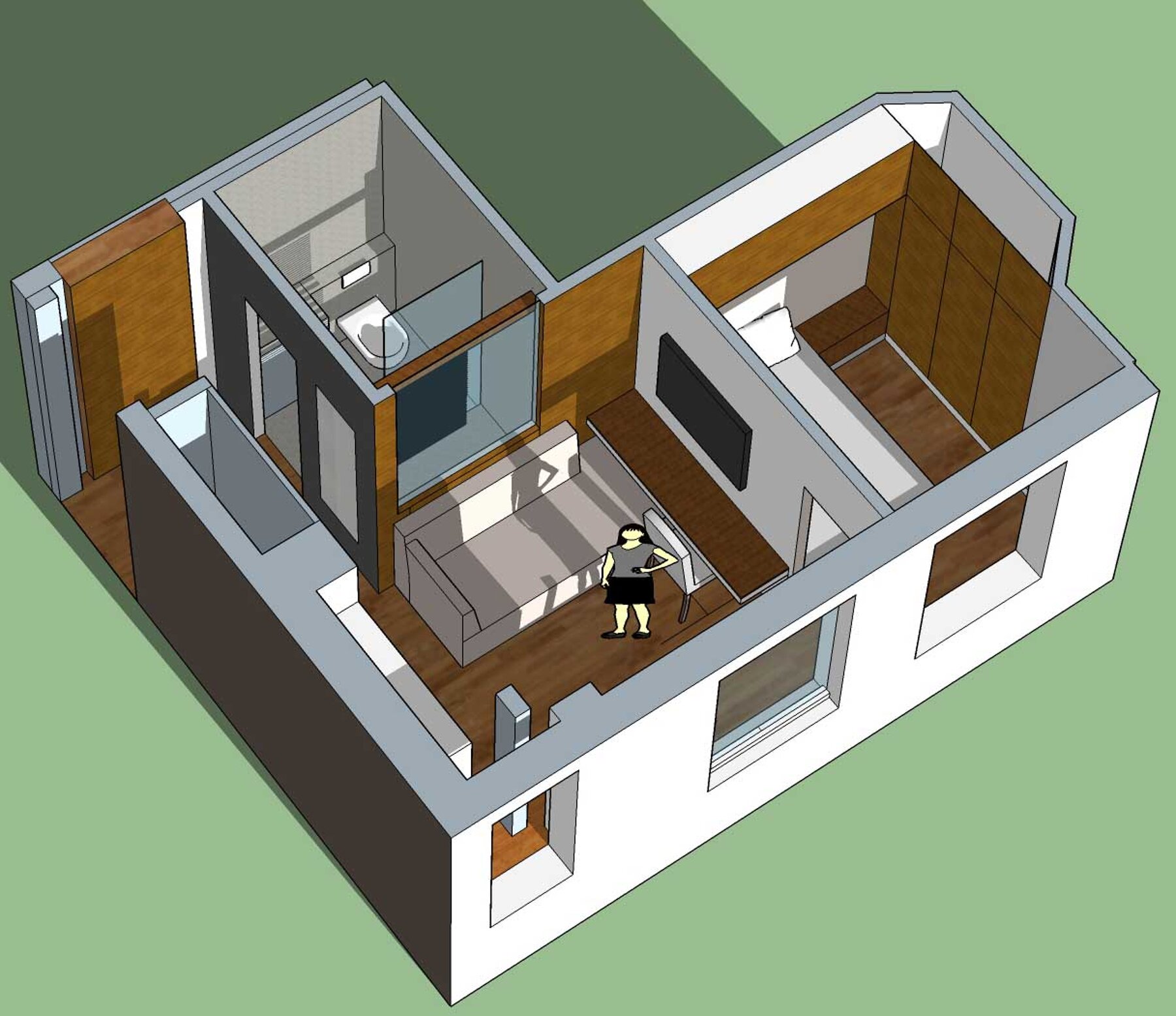 Aménagement intérieur - Appartement par un architecte Archidvisor