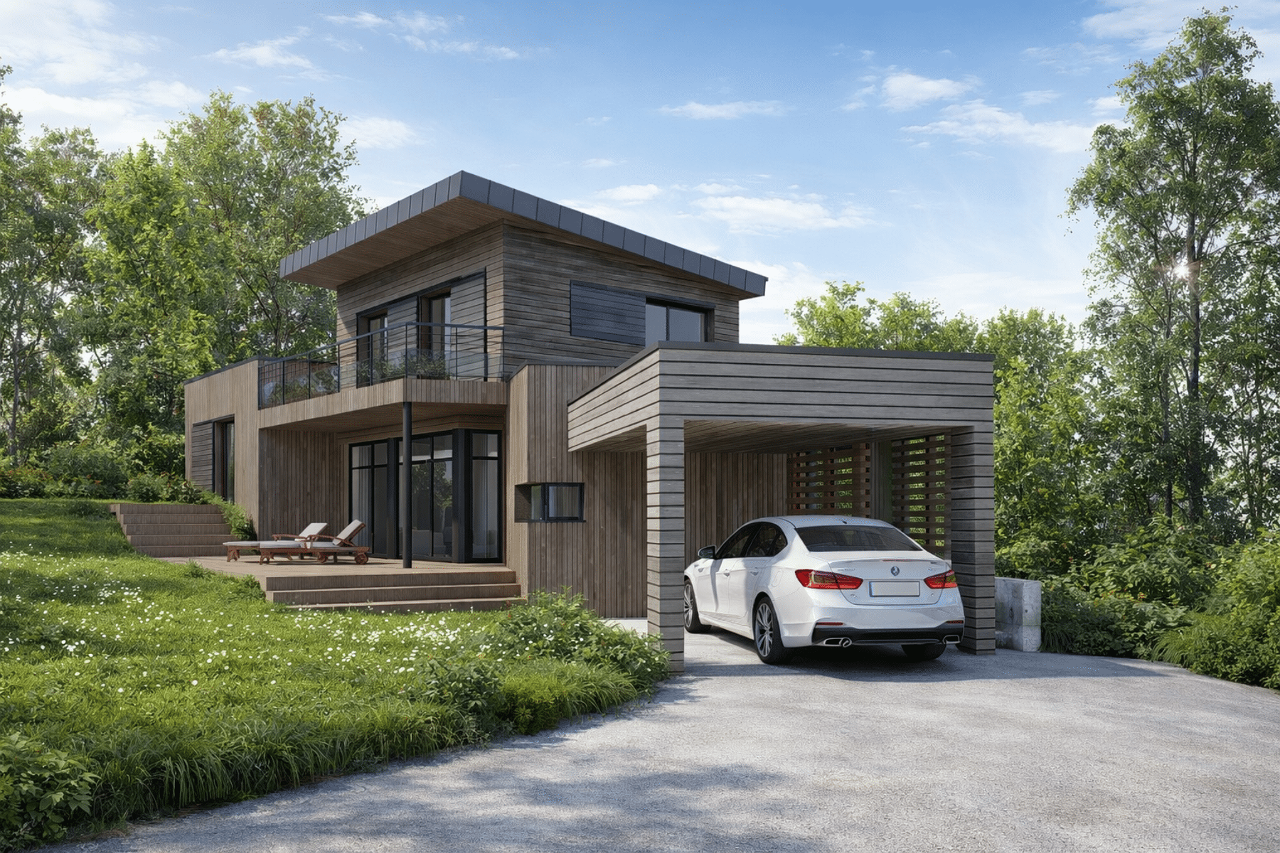 Construction neuve - Maison individuelle par un architecte Archidvisor