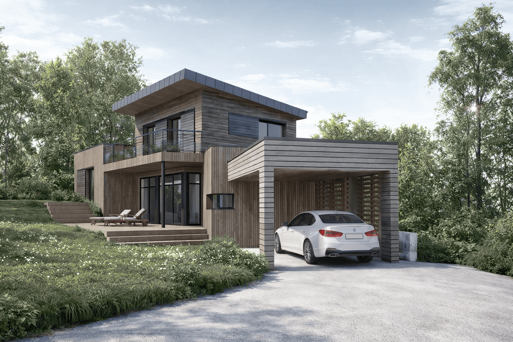 Construction neuve - Maison individuelle par un architecte Archidvisor