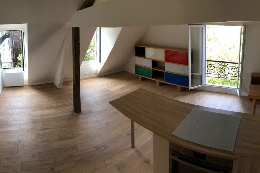 Projet Rénovation d'un appartement (anciennes chambres de bonnes) Paris 7 réalisé par un architecte Archidvisor