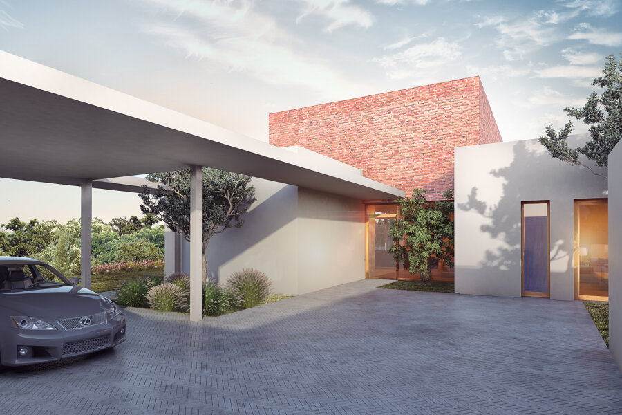 Projet Construction d'une villa à patios réalisé par un architecte Archidvisor