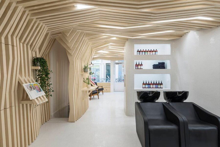 Projet Salon de coiffure Davines Paris réalisé par un architecte Archidvisor