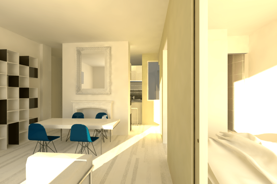 Projet 2 appartements à Paris réalisé par un architecte Archidvisor