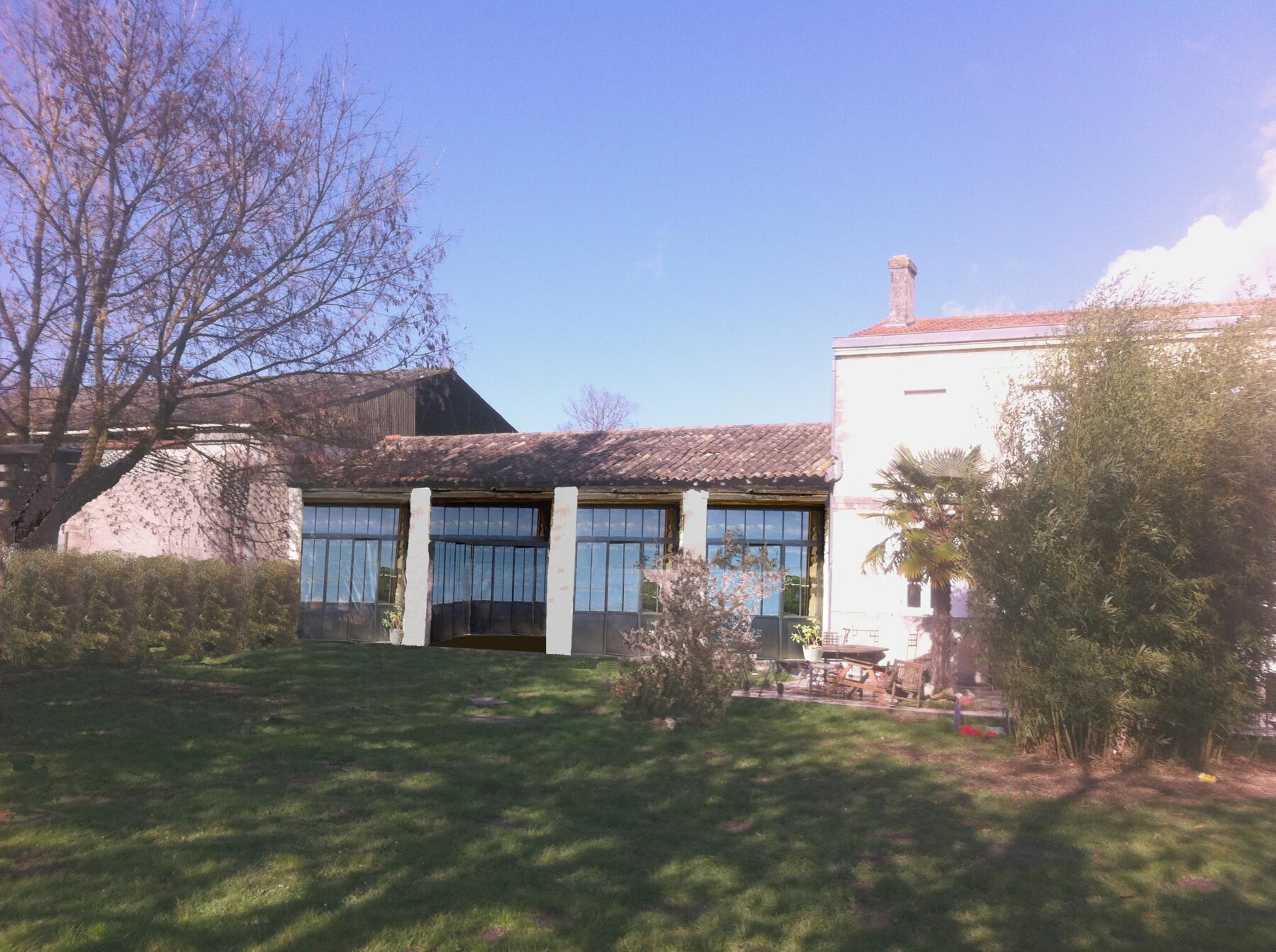 Réaménagement intérieur d'une maison d'habitation