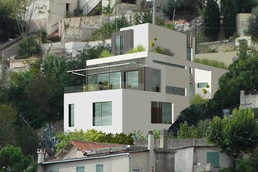 Projet Villa contemporaine réalisé par un architecte Archidvisor