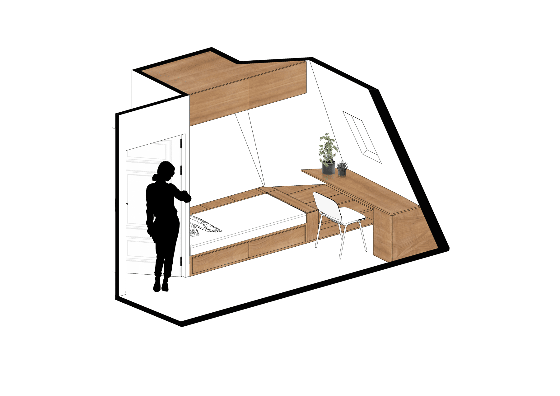 Aménagement intérieur - Appartement par un architecte Archidvisor