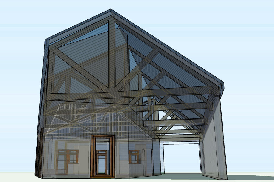 Projet Maison en paille bioclimatique réalisé par un architecte Archidvisor
