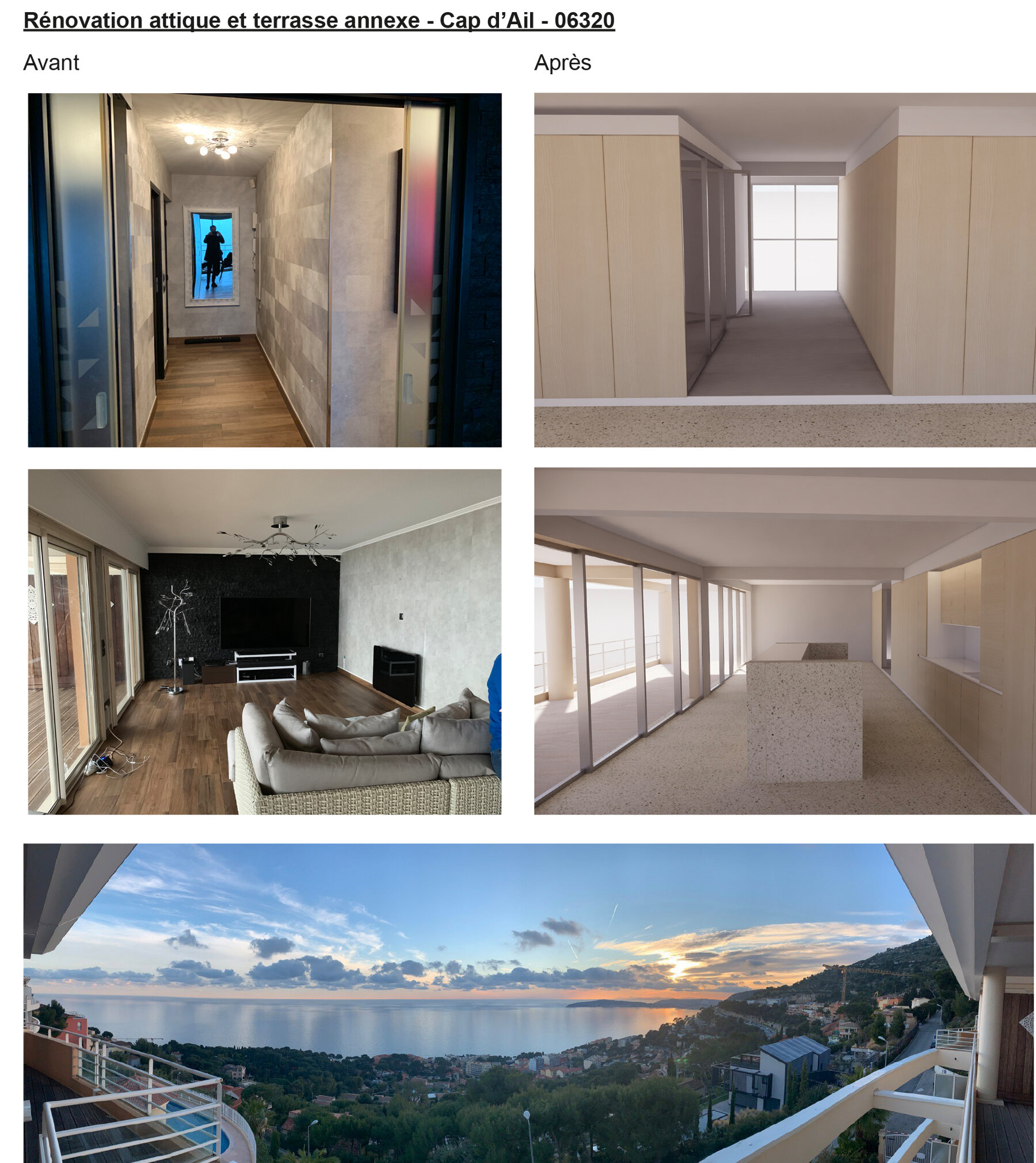 Rénovation attique