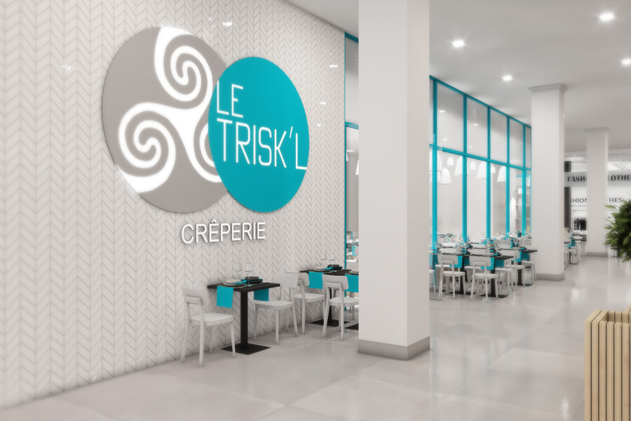 Projet Restaurant  Le trisk'l Carre sénart 77 réalisé par un architecte d'intérieur Archidvisor