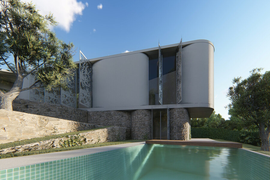 Projet Maison Contemporain à Mougins réalisé par un architecte Archidvisor