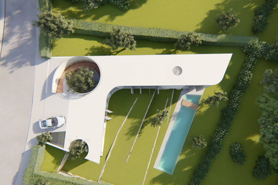 Projet Maison Contemporain à Mougins réalisé par un architecte Archidvisor