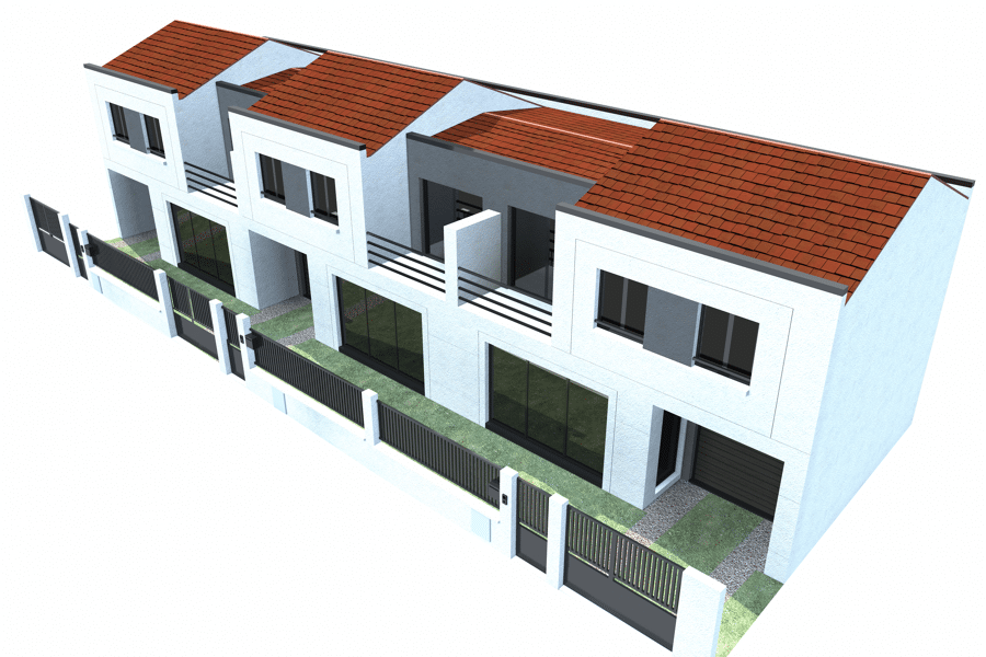 Projet Construction de 3 maisons individuelles réalisé par un architecte Archidvisor